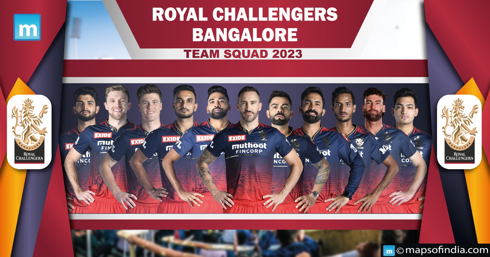 Royal Challengers Bangalore squad 2023