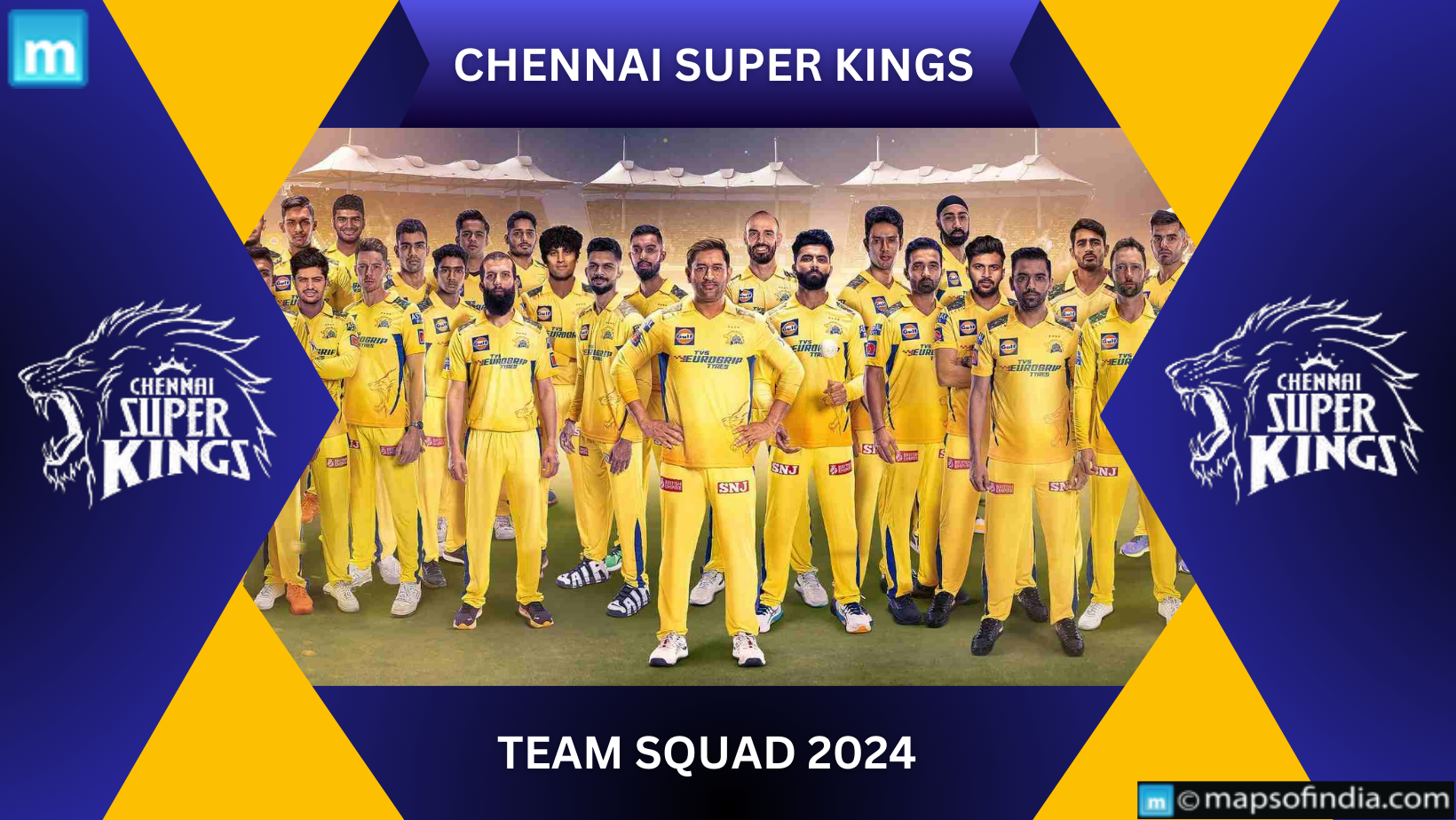Chennai Super Kings squad 2024