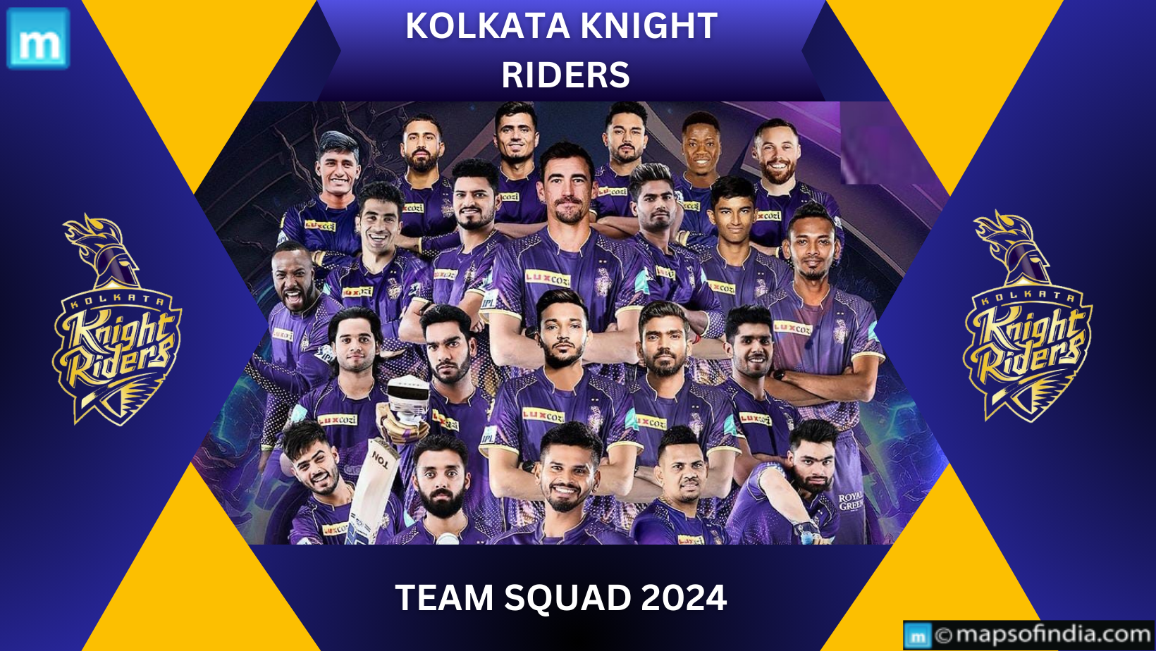 Kolkata Knight Riders squad 2024